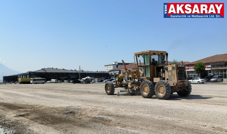 Uzun zamandır beklenen yol çalışması başladı