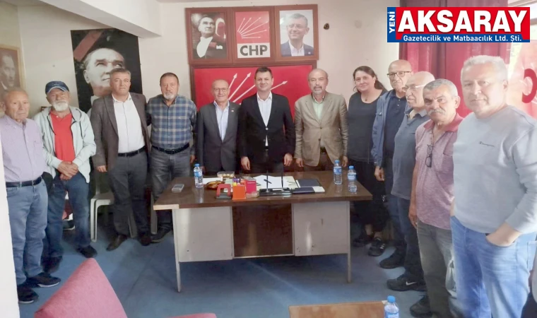 CHP AĞAÇÖREN, SARIYAHŞİ VE ORTAKÖY Kongresini tamamlayan üç ilçeye ziyaret