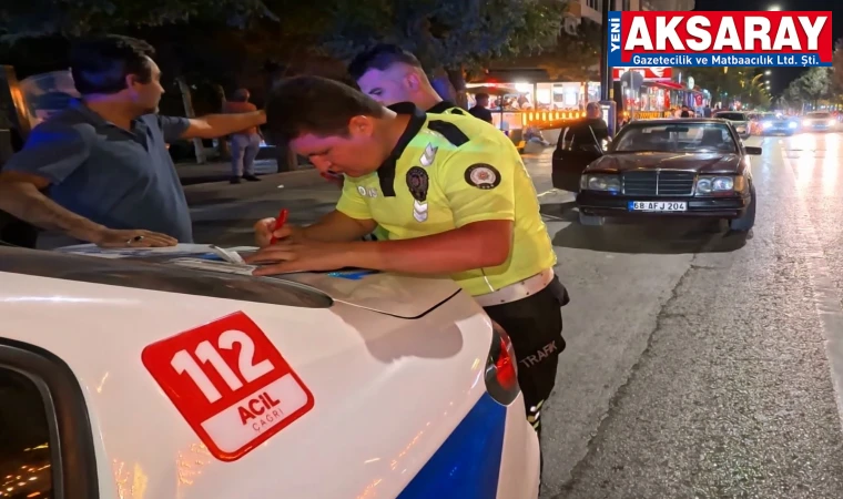 Direksiyon başında alkollü yakalandı