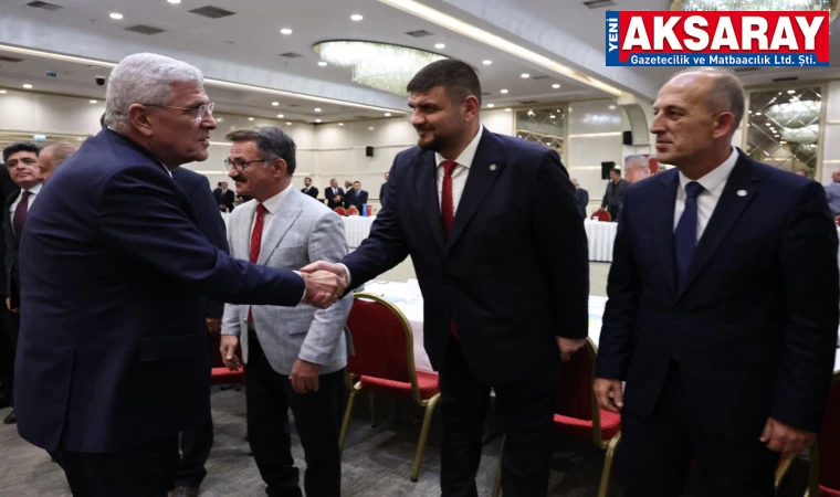 İL BAŞKANLARI TOPLANTISINA KATILDI Aksaray’ın sorunlarını parti genel merkezine iletti