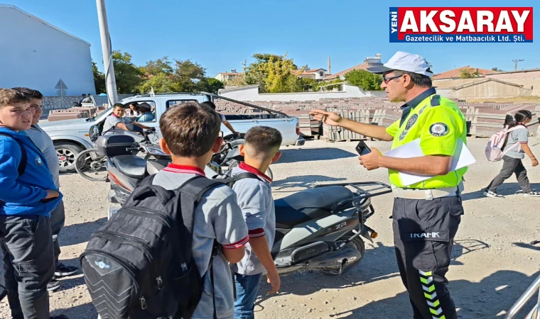 Sultanhanı'nda Motosiklet ve Elektrikli motorlar denetlendi