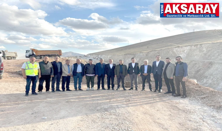 AK PARTİ HEYETİ Ortaköy çevre yolu incelendi