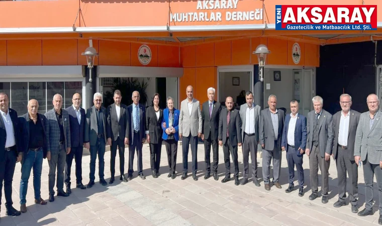 Muhtarların Günlerini kutladılar, yönetim teşekkür etti