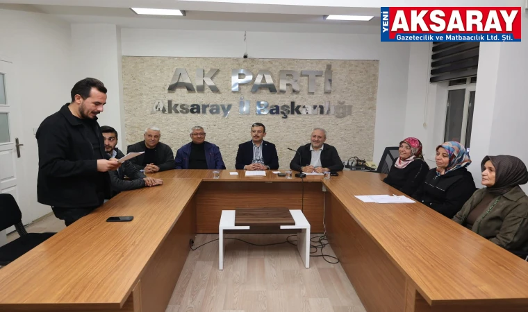 AK Parti İl Yönetimi toplandı