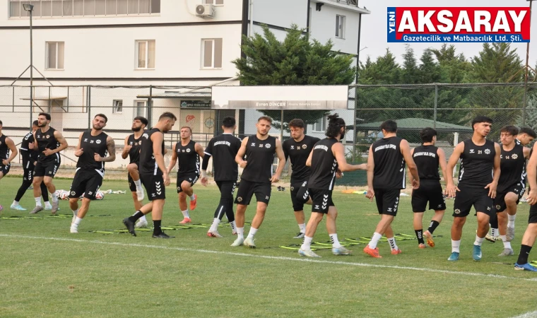 Aksarayspor hazırlıklarına devam ediyor