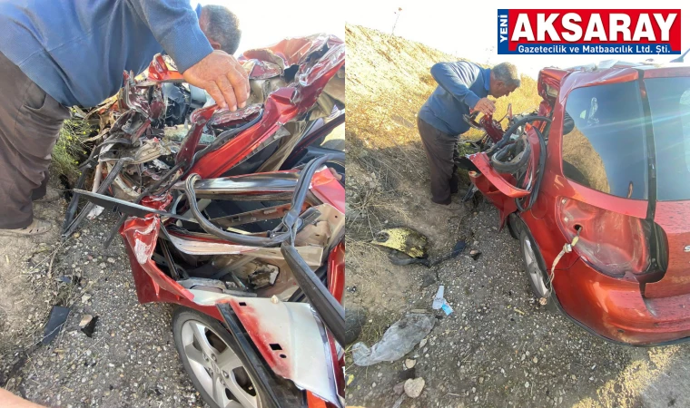 Kırşehir-Ortaköy Yolunda Kaza: 1 ÖLÜ 1 YARALI