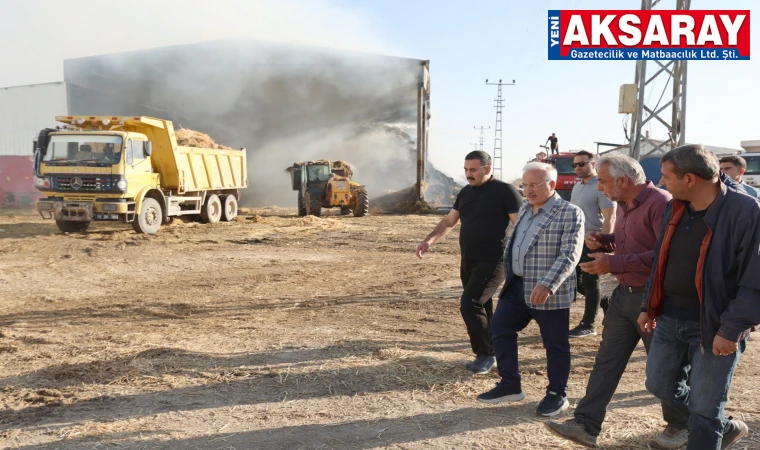 KUŞ SÜRÜSÜ YÜKSEK GERİLİM HATTINA ÇARPTI Süt Üretim Çiftliğinde yangın çıktı