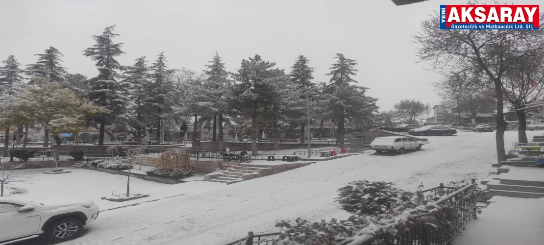 Mevsimin ilk karı yağdı