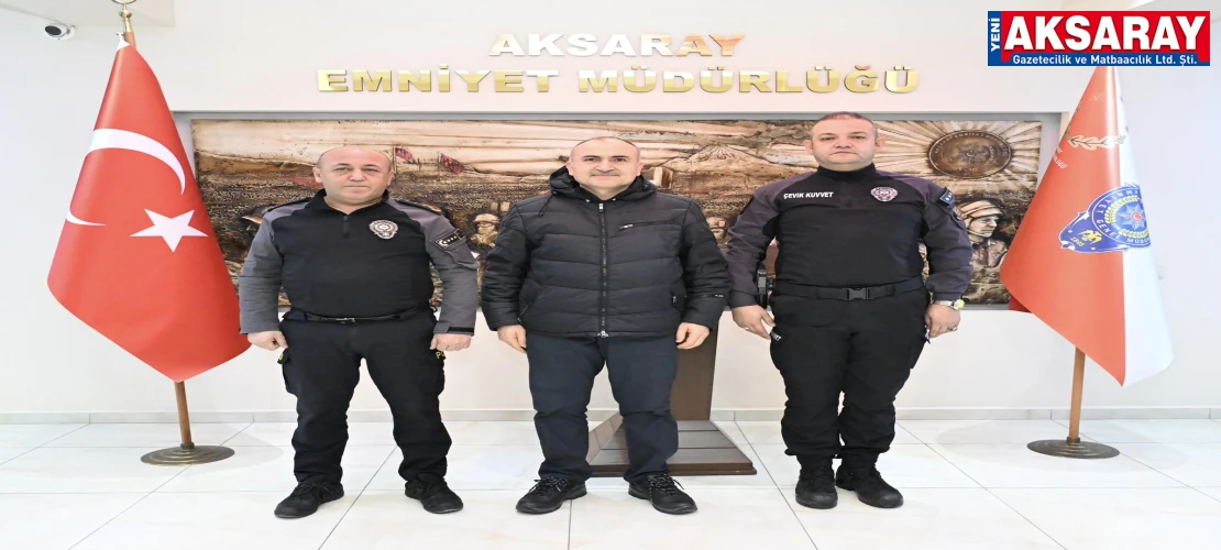 Emniyet teşkilatında üst düzey ziyaret