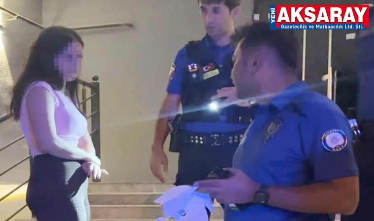 Darp edilen genç kadın gözyaşlarıyla polise sığındı