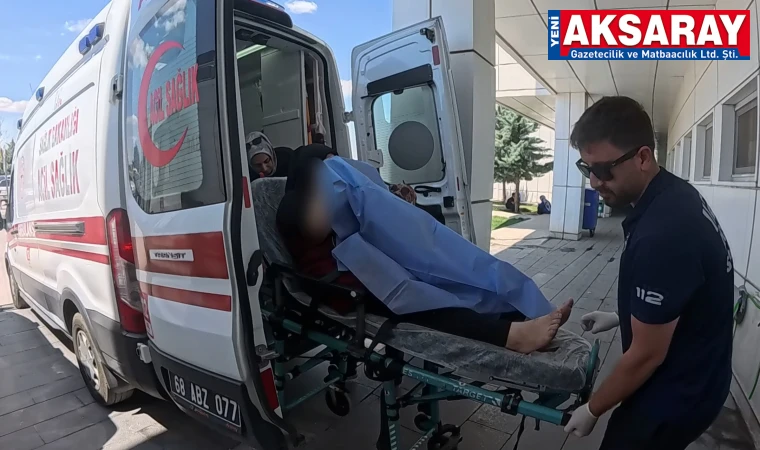 Kavgada bahçesinde oturan kadın yaralandı