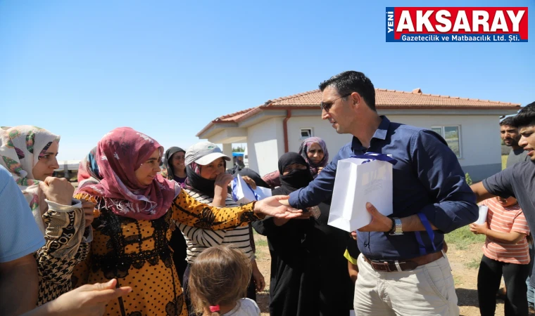 Mevsimlik tarım işçilerine ziyaret