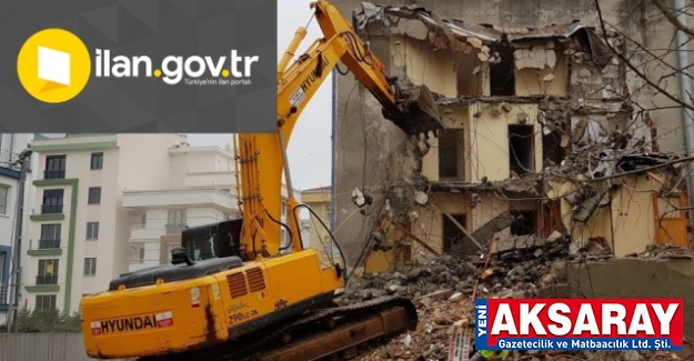 Hurda karşılığı yıkım işi yaptırılacaktır