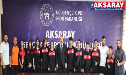 TAEKWONDO TAKIMINA BAŞARILAR DİLEDİ