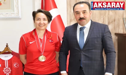 Aksaraylı milli sporcumuz Halime Yıldız'dan gümüş