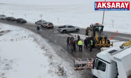 Aksaray’da yolda kalan 66 kişi kurtarıldı