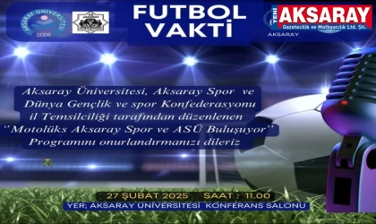 Ak­sa­ray Spor için des­tek­ler sü­rü­yor