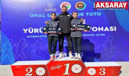 Yü­rü­yüş şampiyo­na­sın­da de­re­ce yap­tık