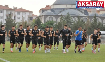 Aksarayspor'da 1. etap kampı devam ediyor