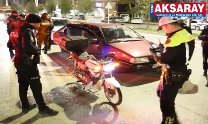 ABARTI EGZOZ VE STANDART DIŞI IŞIKLI MOTOSİKLETLER 13 Bin 776 lira ceza kesildi