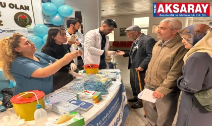 EĞİTİM VE ARAŞTIRMA HASTANESİ’NDE Diyabet farkındalığı