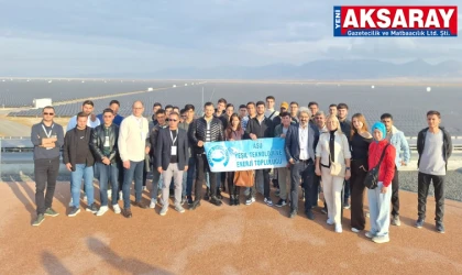 ASÜ öğrencileri Avrupa’nın en büyük güneş enerji santraline gezdiler