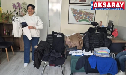 Muhtarlıktan ihtiyaç sahiplerine kıyafet desteği
