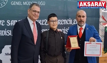 Türkiye birincisi Aksaray’dan