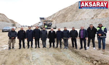 Vali Kumbuzoğlu, Ortaköy çevre yolu çalışmalarını inceledi