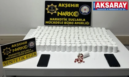 10 bin 550 adet uyuşturucu hap ele geçirildi