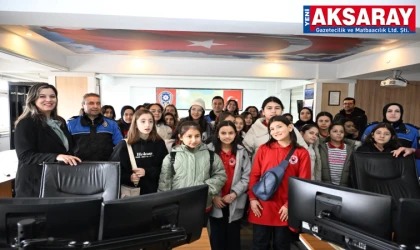 GELECEĞİN POLİSLERİ EMNİYETTE Öğrencilere anlamlı ağırlama