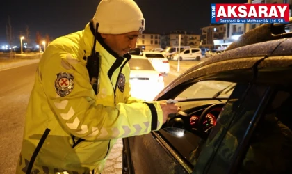 Trafik ekiplerinden alkol denetimi