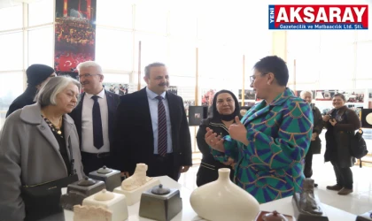 Aksaray’a özgü hediyelik seramik sergisi