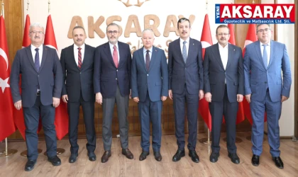 Eski Kültür ve Turizm Bakanı Aksaray’a geldi