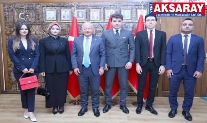 Ortaköy Adliyesi yargı mensuplarının valilik ziyareti