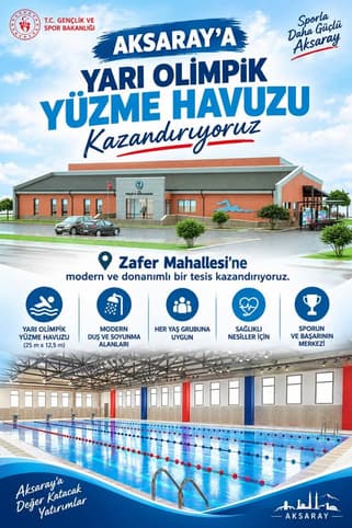 Aksaray’da Spor altyapısı güçleniyor
