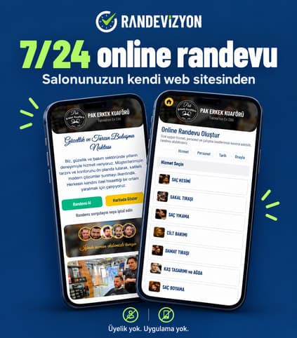 Online Randevu ve WhatsApp Hatırlatma Tek Platformda Randevizyon