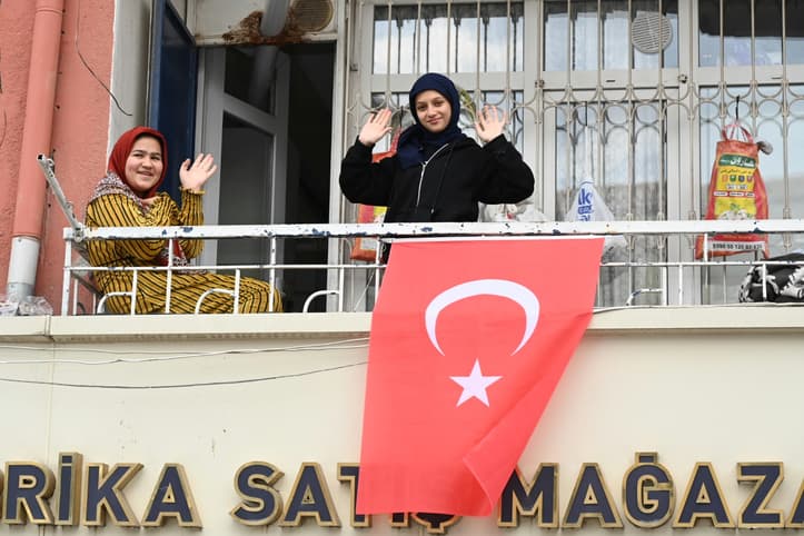 Şehri cumhuriyet coşkusu sardı