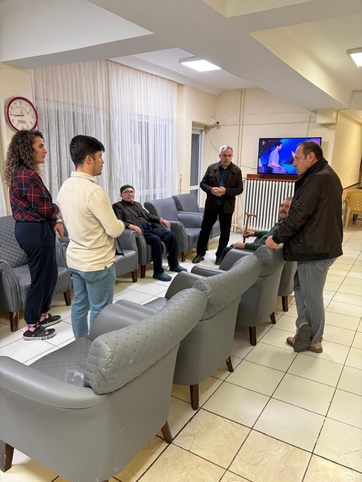 Huzurevi denetimden geçti