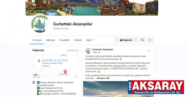 AKSARAYLI GURBETÇİLER TEK PLATFORMDA