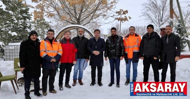 Köy yollarının açılışı denetlendi