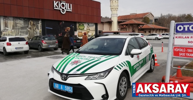 Otoban polis aracı hizmet vermeye başladı