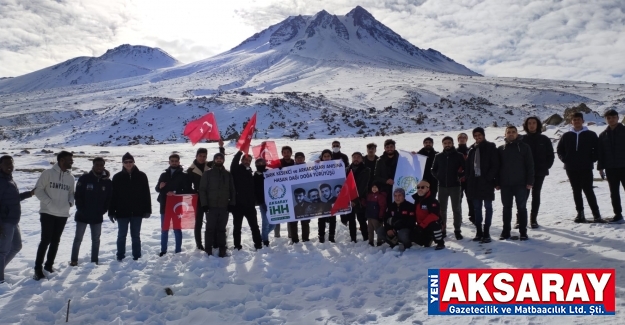 ŞEHİTLER İÇİN YÜRÜDÜLER