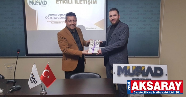 Genç MÜSİAD’dan iş hayatında Etkili İletişim semineri