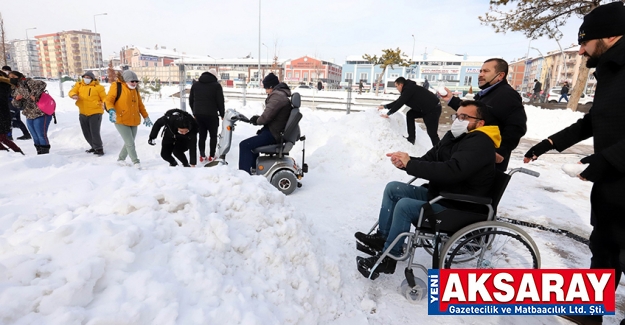 Özel çocukların eğlencesine zabıta destek verdi