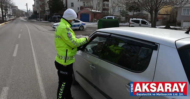 Trafikte olumsuzluklara karşı denetimler sürüyor