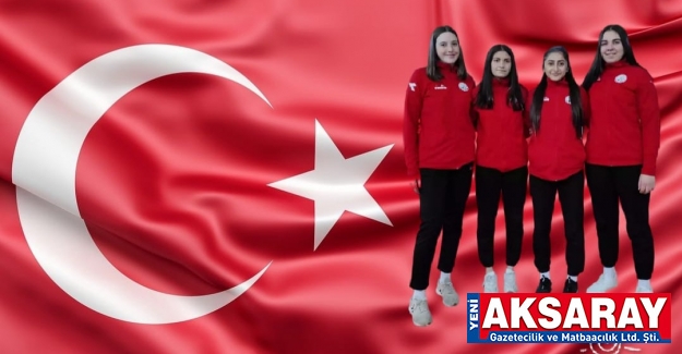 BELEDİYE SPORLU EBRAR, AZRA, BİLLUR VE SIDIKA MİLLİ TAKIMDA