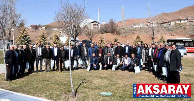 Muhtarlara belediye hizmet alanları gezdirildi