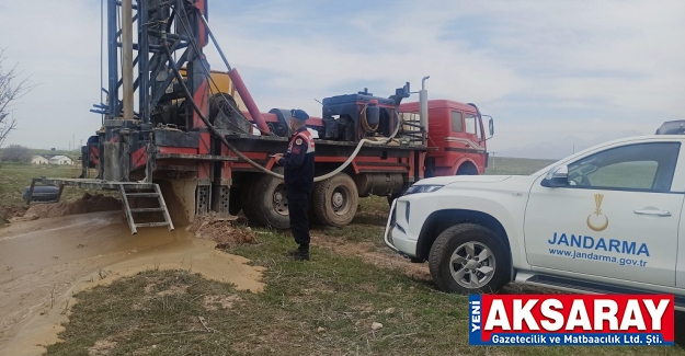 Kaçak sondaj açan jandarmaya takıldı