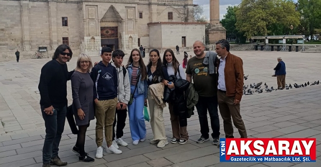 Yabancı öğrenci ve öğretmenler Aksaray’ı sevdi